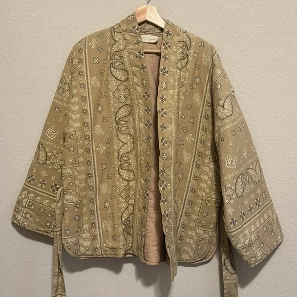 MES DEMOISELLES PARIS KIMONO JACKET SZ 2/L - Picture 6 of 8